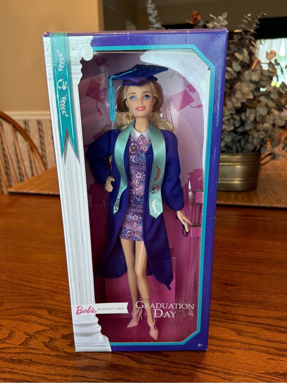 Barbie Graduation Day Doll NEW IN BOX 2017 Blonde in Purple Gown